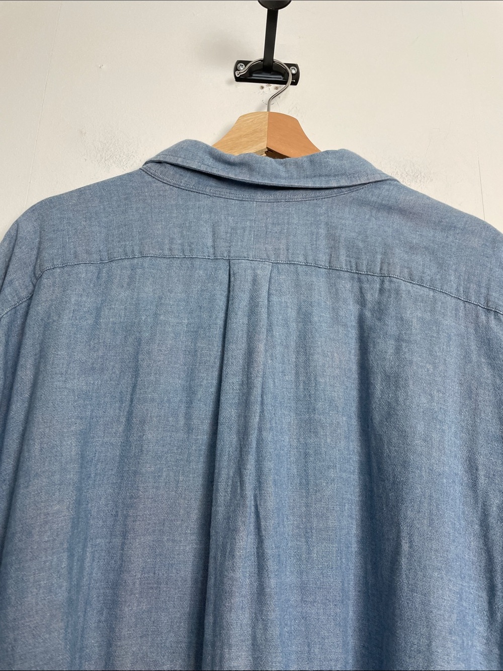 Ralph Lauren Blue Plaid Lining Lumberjack Flannel Men 2XLT Button-Down Shirt - Picture 7 of 9